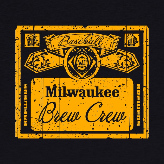 Vintage Brew Crew Beer by Throwzack